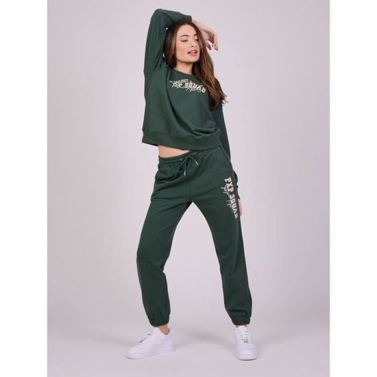 Bas de jogging PXP squad PROJECT X PARIS Femme Vert