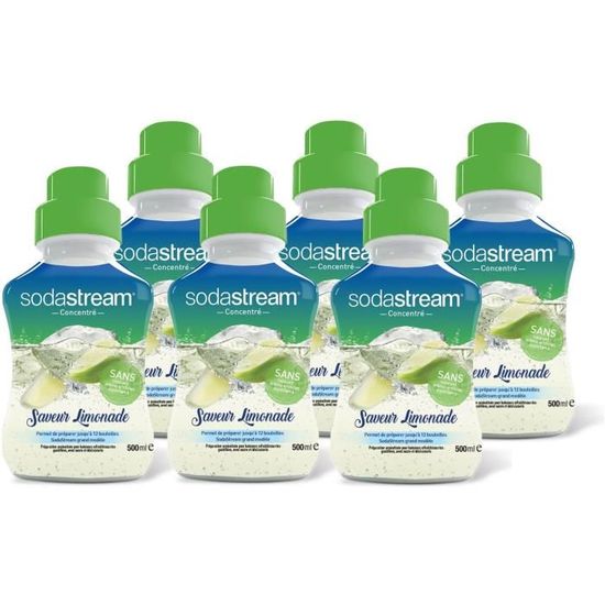 SODASTREAM 3009985 - Lot 6 concentrés Sodastream - Saveur Limonade