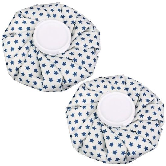 Poche De Glace/chaud Réutilisable Bicaree - Soulagement Des Douleurs - 23 Cm, Bleue, Anti-fuite