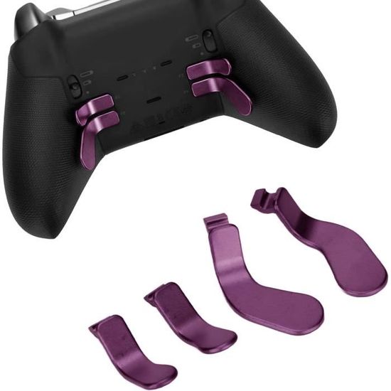 Palettes En Acier Inoxydable Pour Manette Xbox Elite Series 2 - Noir, 4 Pièces - Remplacement Facile
