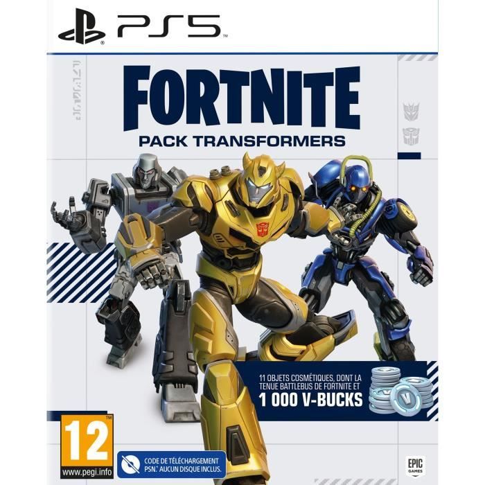 Fortnite Pack Transformers - Jeu PS5 - Cdiscount Jeux vidéo