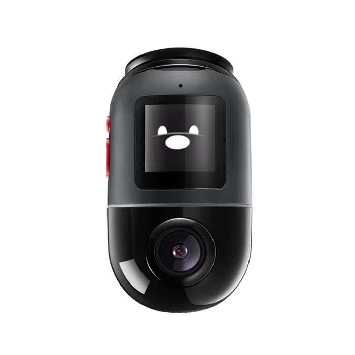 70Mai X200 Caméra Embarquée Voiture,Vue Rotatif 360° Caméra Voiture avec Stokage eMMS 64Go,Détection de mouvement AI Noir