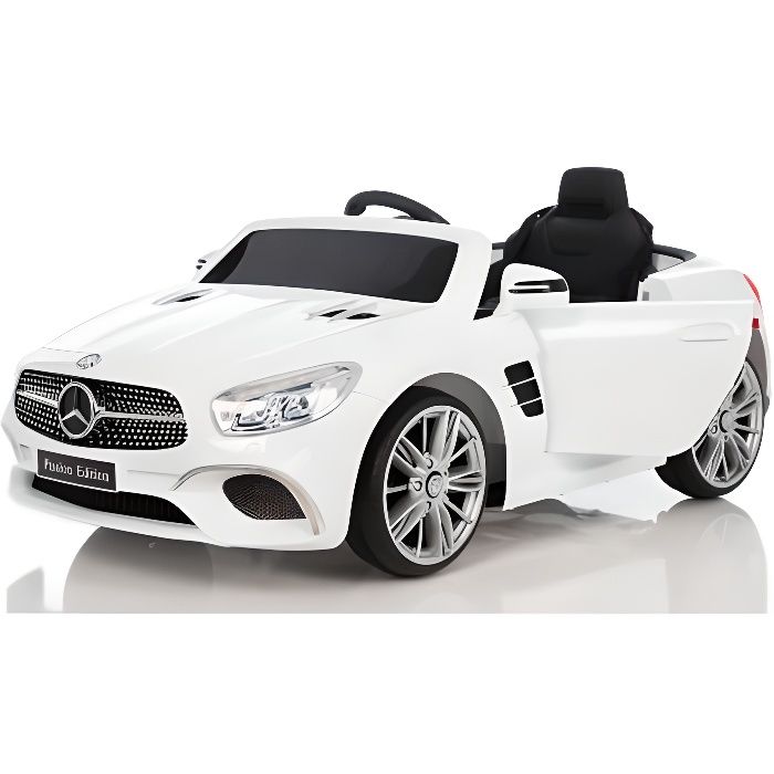 Mercedes SL400 batterie 12v Blanc - Voiture électrique pour enfant avec batterie 12v et télécommande
