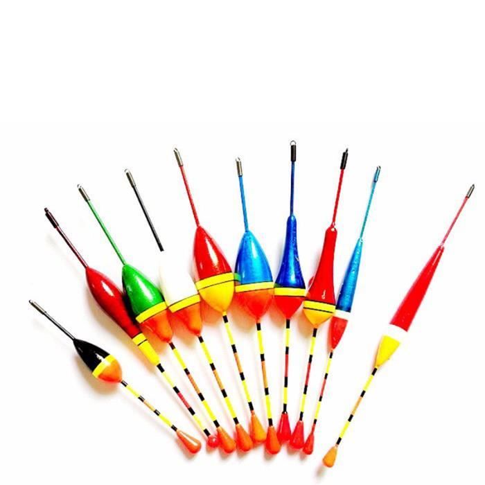 Ensemble de bouée de pêche à flotteur en mousse 10 pièces accessoires de pêche
