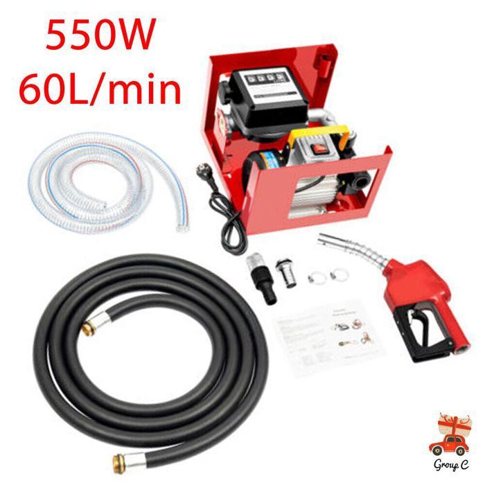 Pompe gasoil Pompe fioul Gicleur auto-amorçante Promouvoir pompe fioul 60L/min 230V