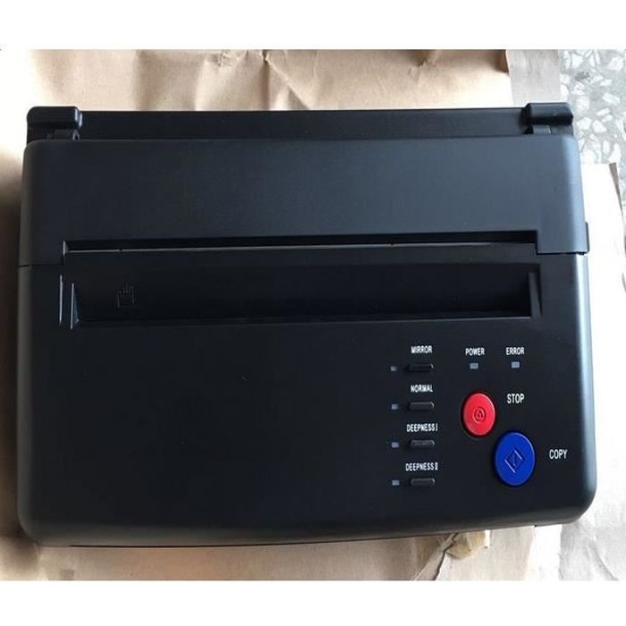 Machine de Transfert de Pochoir Copieur Thermique à Papier de Tatouage