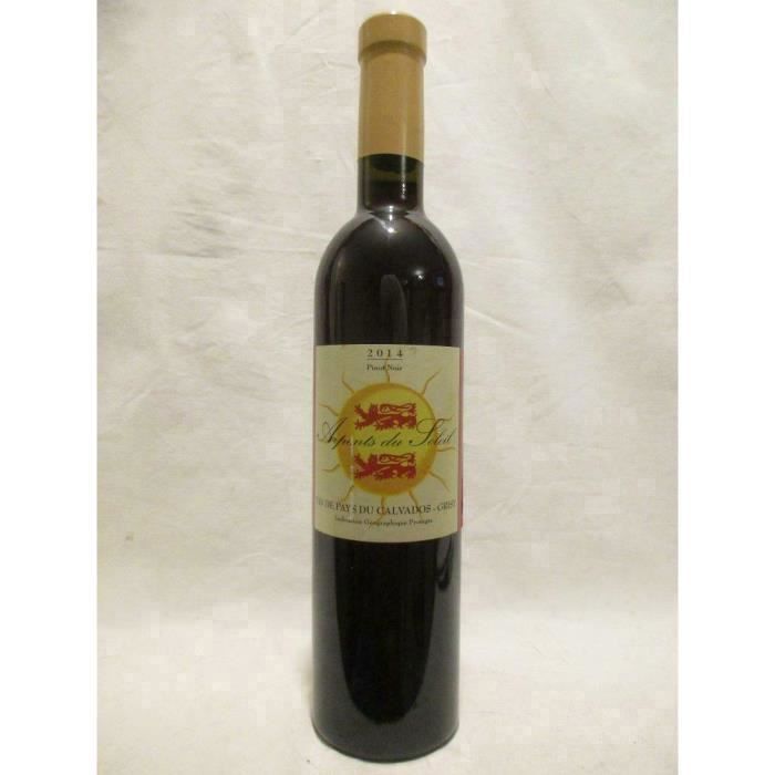 50 cl VDP du calvados arpents du soleil pinot noir rouge 2014 - normandie