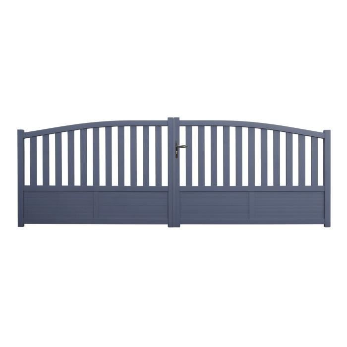 Portail aluminium -Hastings- 4m