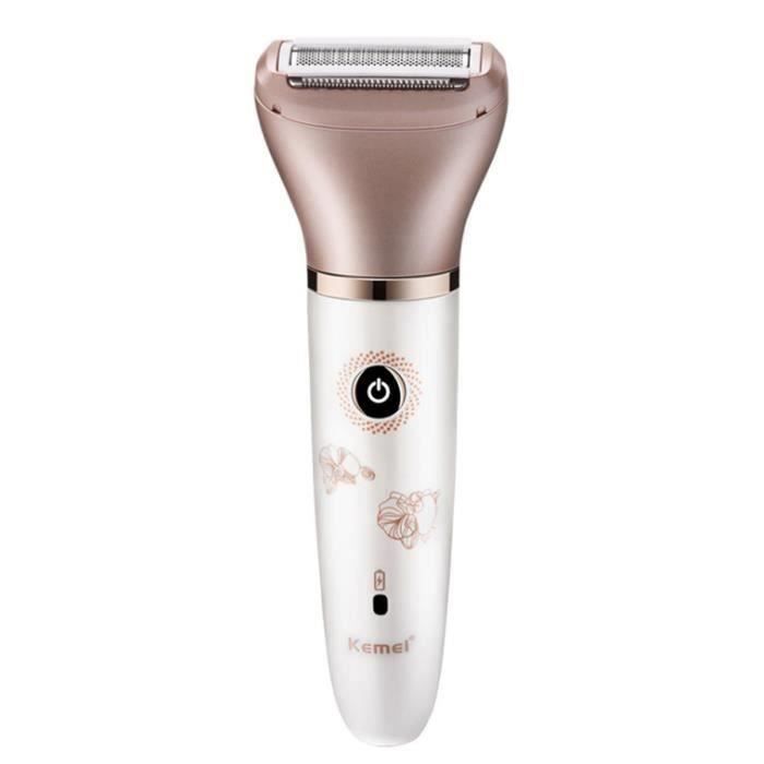 2 En 1 Épilateur Électrique Tondeuse Femme Tête Amovible Sans Fil L41729