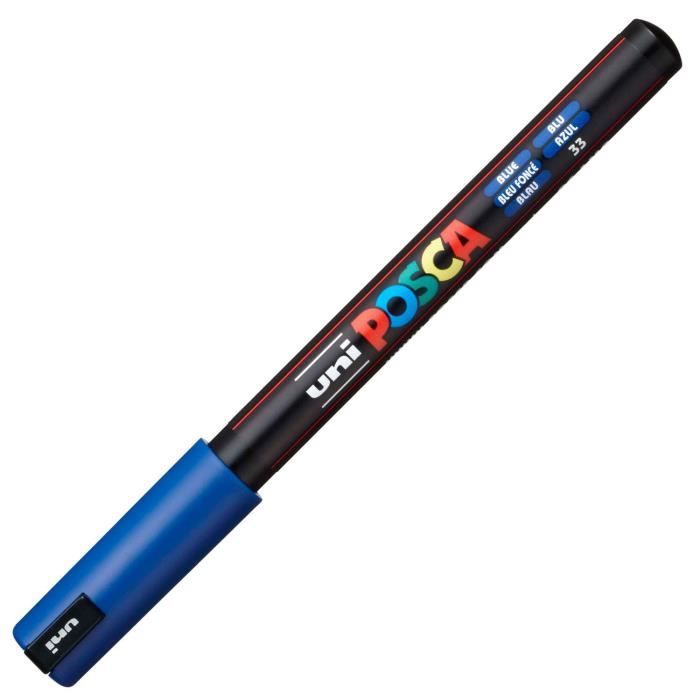 Uni-Ball Posca - Marqueur pointe calibree extra fine bleu fonce Uni-Ball Posca