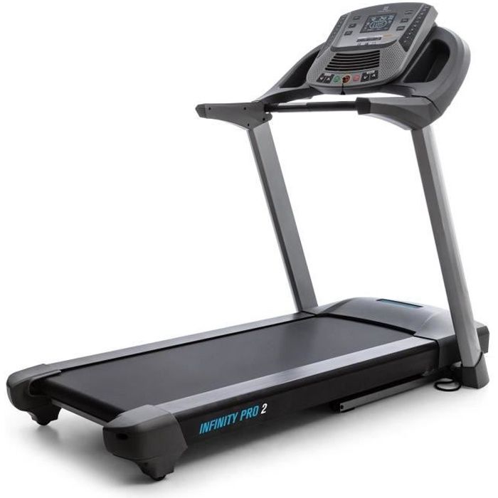 CAPITAL SPORT Infinity pro 2.0 Tapis de course pliable 20 km/h - Enceintes Bluetooth , écran LCD & Ventilateur intégré - 5 CV - noir
