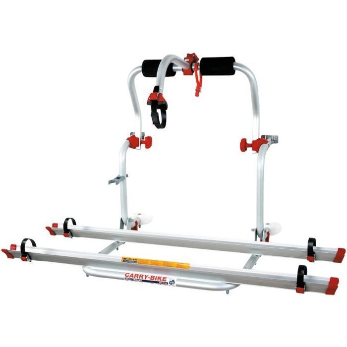 FIAMMA Porte-vélos pour caravane - Capacité 3 vélos - 50kg Max - 128 x 39,5 x 60 cm