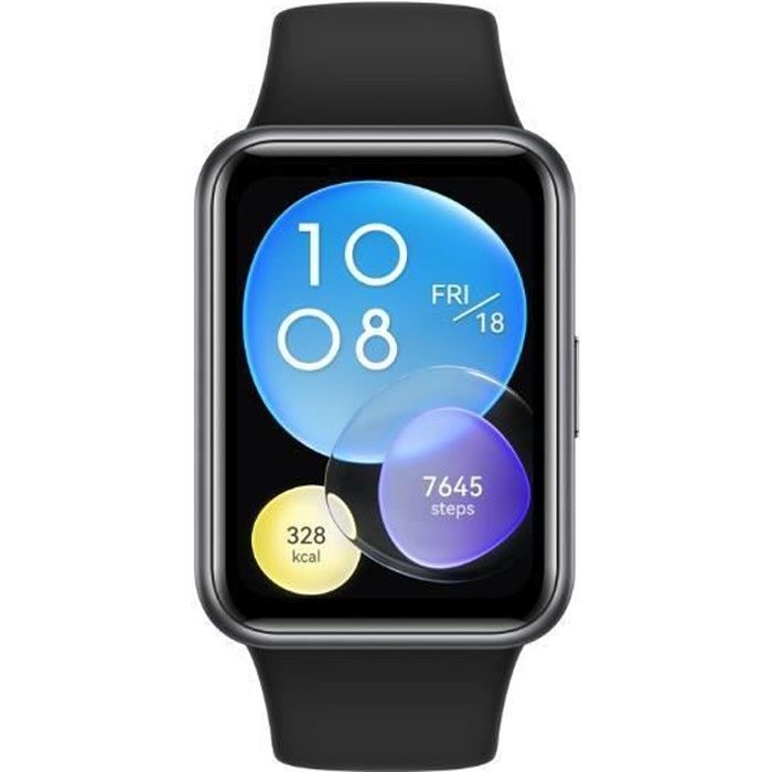 TÉLÉPHONIE, Smartwatch, Smartwatch, Huawei Watch Fit 2 Active Midnght Black spécifications Taille de l'écran 1.74'' écran tactile