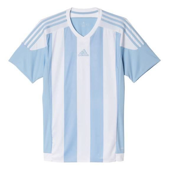 ADIDAS Maillot de Football Striped 15 Bleu / Blanc