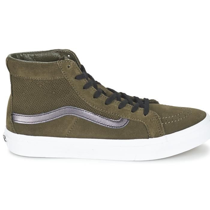 Baskets VANS CHAUSSURES SK8-HI SLIM CUTOUT Kaki