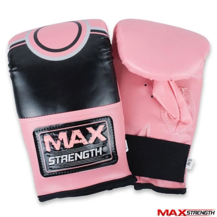 Max Strength Pro Bag Mitaines Gants Boxe MMA UFC Muay Thai Training Grappling Punch Heavy
