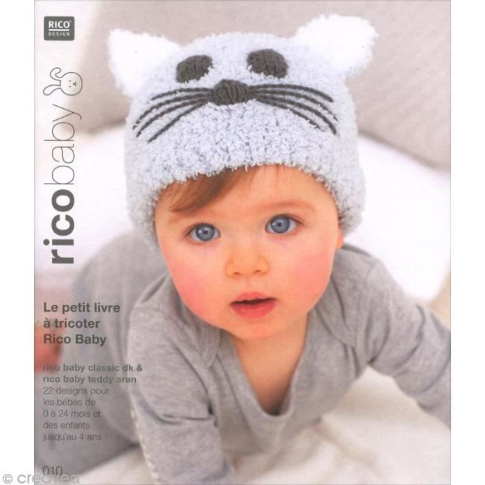 Livre Rico Design - Rico baby n°10 - Rico baby classic dk - teddy aran Livre de tricot pour faire des vêtements et accessoires pour