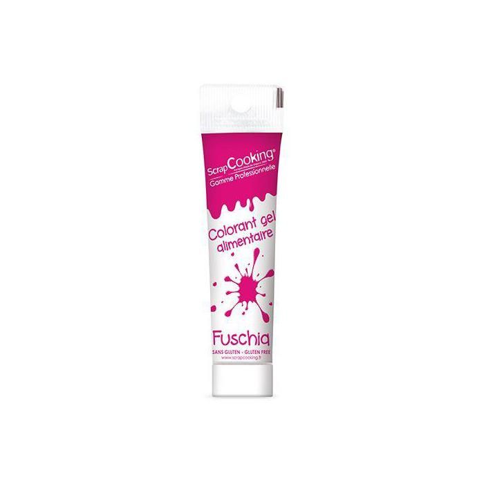 Colorant alimentaire en gel 20 g - fuschia.