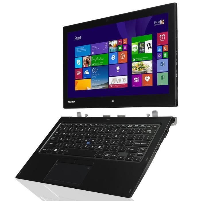 PC tablette 2 en 1 - Toshiba Portégé Z20T-B-108 - SSD 256 GB - RAM 4Go - Win 10 Pro. 64bits
