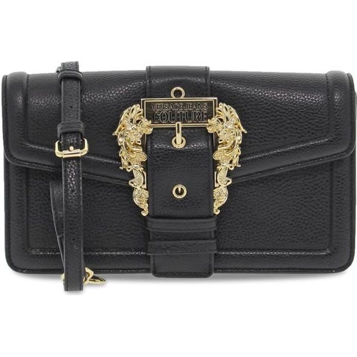 SAC A MAIN VERSACE JEANS COUTURE BFA N en nappa noir Femme