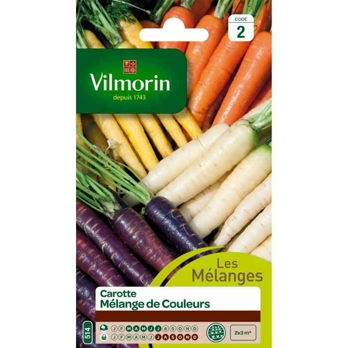 VILMORIN Carotte mélange de couleurs