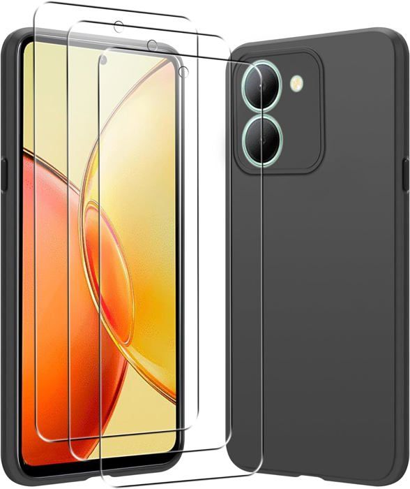 Coque Urcover TPU Silicone Avec Compartiment à Cartes Pour Samsung Galaxy S6/S6 Edge - Inclus Film Verre Trempé
