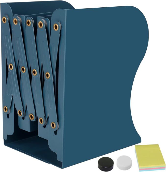 Acrimet Premium Serre-Livres en Métal Robuste (Couleur Violet) (1 Paire