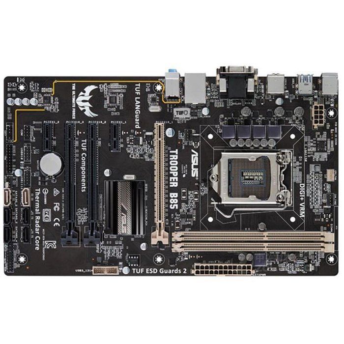 Carte mère ASUS TROOPER B85 Intel B85 LGA 1150 2xDDR3 16GB ATX - Asus