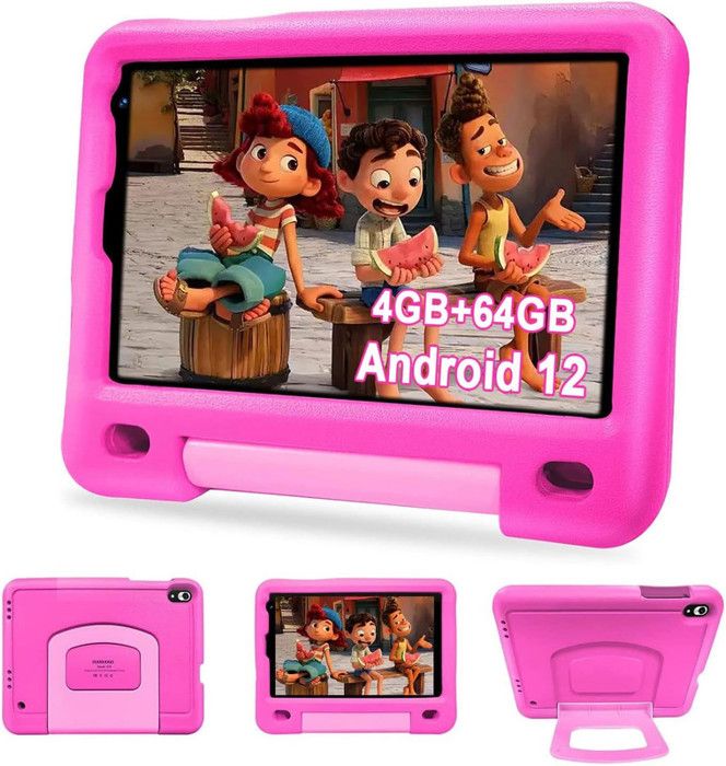 Tablette Tactile – Android – 8 Pouces – 4Go RAM – 64Go/128Go ROM – Rose