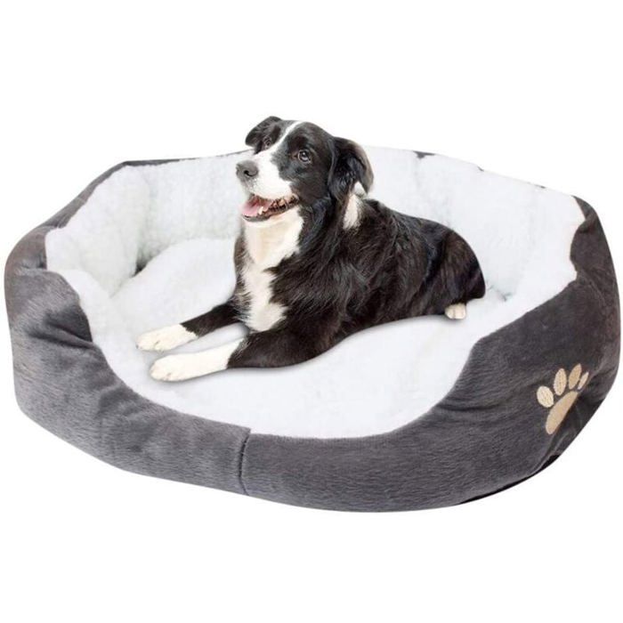 Meilleurs prix pour 45Cm Lit Pour Chien Lit Pour Chat Lit En Coton Pour Animaux De Compagnie Coussin Pour Chiens Chats Petits Animaux PZCC