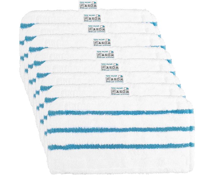 Lot De 4 Chiffons Microfibre Triangulaires Pour Balai Vapeur - Lavables Et Réutilisables