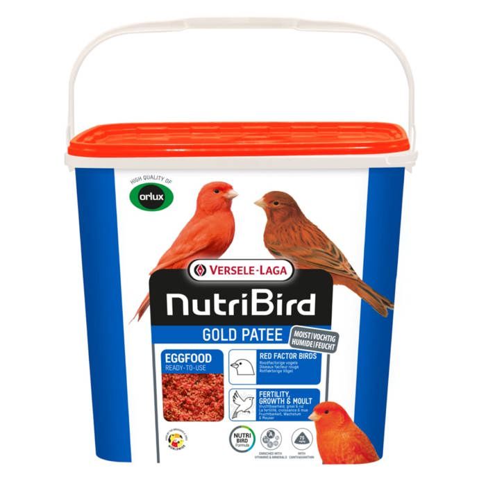 Meilleurs prix pour Pâtée Aux Œufs Pour Canaris Nutribird Gold Patee Red Factor Rouge 5kg - Versele Laga