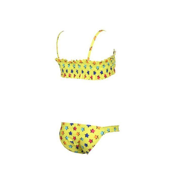 Maillot de bain 2 pièces bandeau fille Arena Bandea Allover - soft green multi