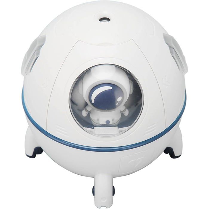 Humidificateur capsule spatiale mini humidificateur silencieux USB à deux vitesses humidificateur à brume fine et à brume froide