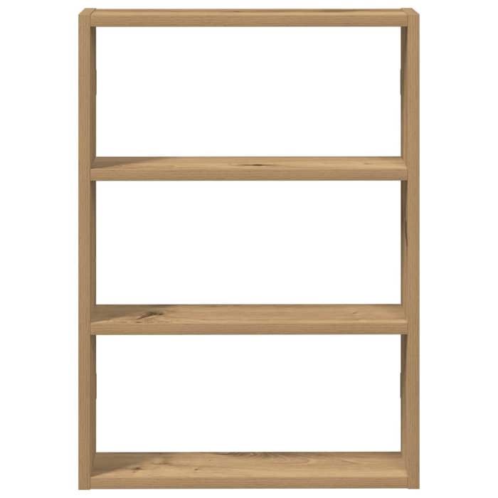 MOT10148-Étagère murale chêne artisanal 43x9x60 cm bois dingénierie