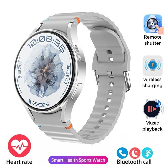 Montre connectée de 152 pouce avec appels Bluetooth écran activable par le lever du bras et suivi de la condition physique.