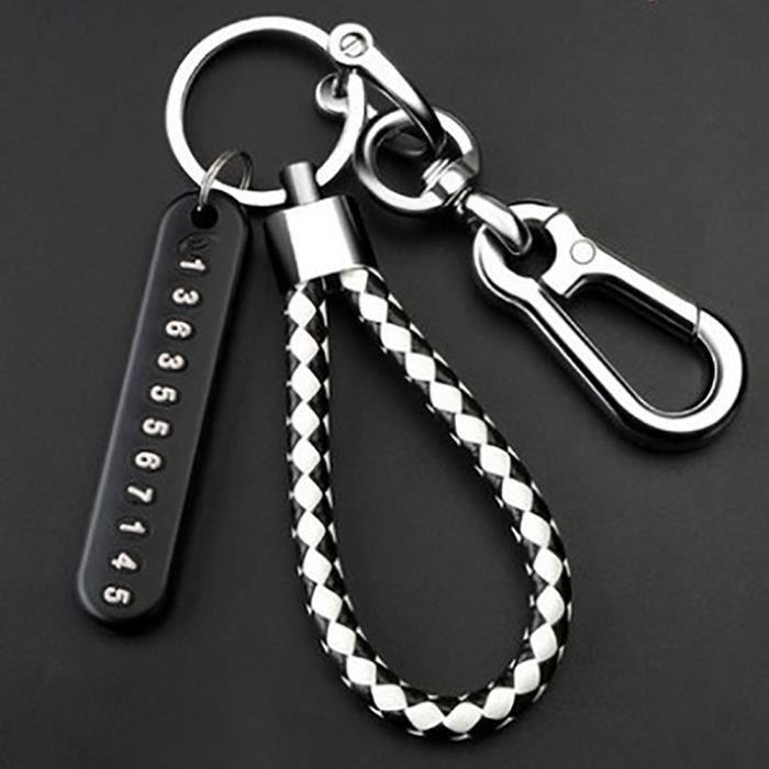 Porte-clés En Cuir Avec Compartiments - Pour Téléphone, Cartes, Clés, Verrou De Sécurité - Neuf Avec étiquettes