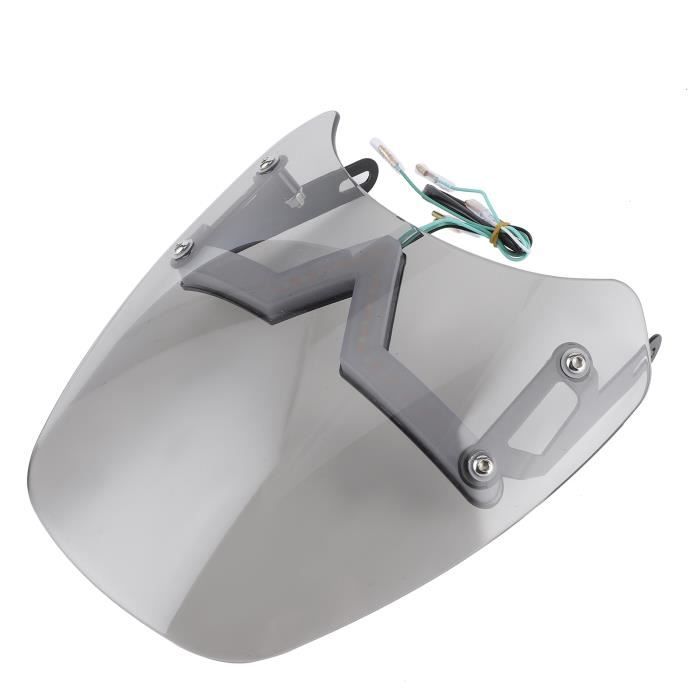 Déflecteur De Vent Moto Universel - Pare-Brise Scooter ABS Anti-éclats Pour Phares 5-7 Pouces