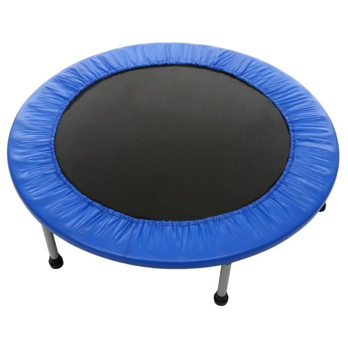 Prot/ège-rebord de trampoline rond 100/ cm Trampoline Sant/é Fitness Mini Trampoline Fun Jumping Noir 1/ m...