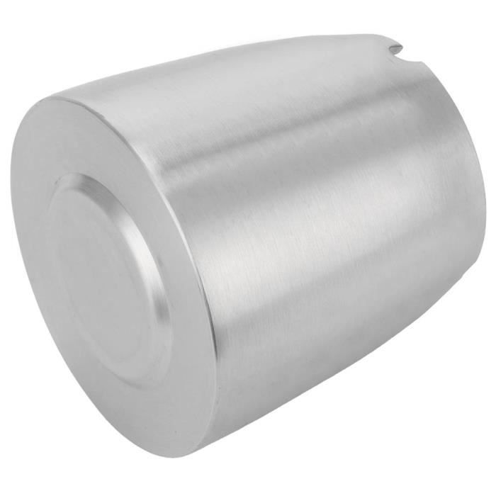 Cendrier à Vent En Acier Inoxydable Vintage - Diamètre 10 Cm, Hauteur 4,5 Cm - Lavable Au Lave-vaisselle - Pour Terrasse Et Jardin