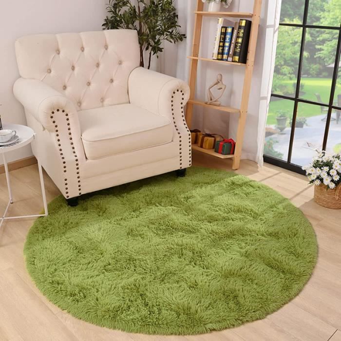 CVk-6985 Tapis rond tête de mort pour salon Halloween chambre à coucher paillasson pour enfants