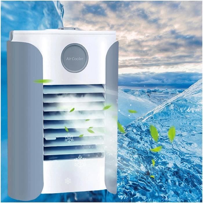 Ulisem Mini Climatiseur Mobile, Refroidisseur d'aire 3 en 1