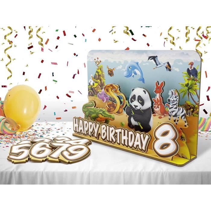 Décoration De Table Animaux Pour Enfant - Couronne D'Anniversaire 1