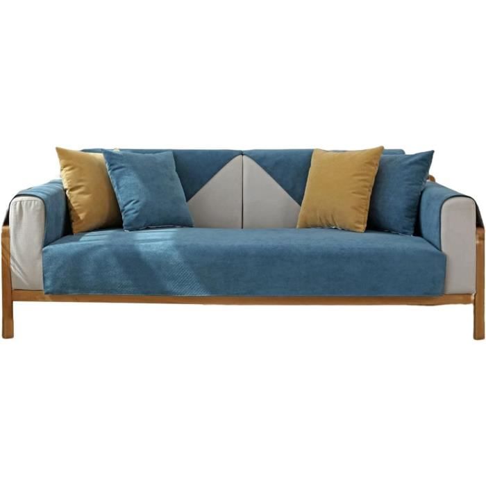 Housse De Canapé Antidérapante - Taille Unique 60x130cm - Douce Et Lavable - Revêtement Meuble - 9