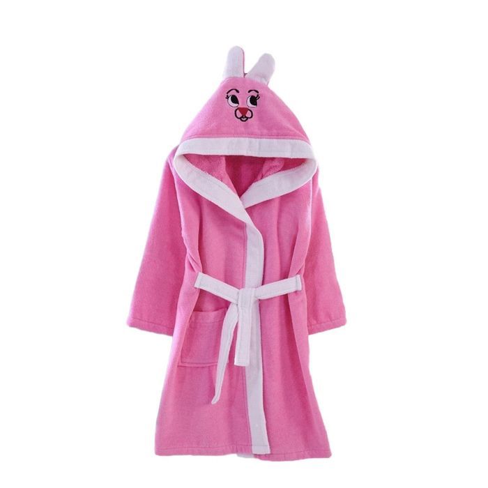 Peignoir éponge enfant 1-2 ans Rose Cdiscount Maison