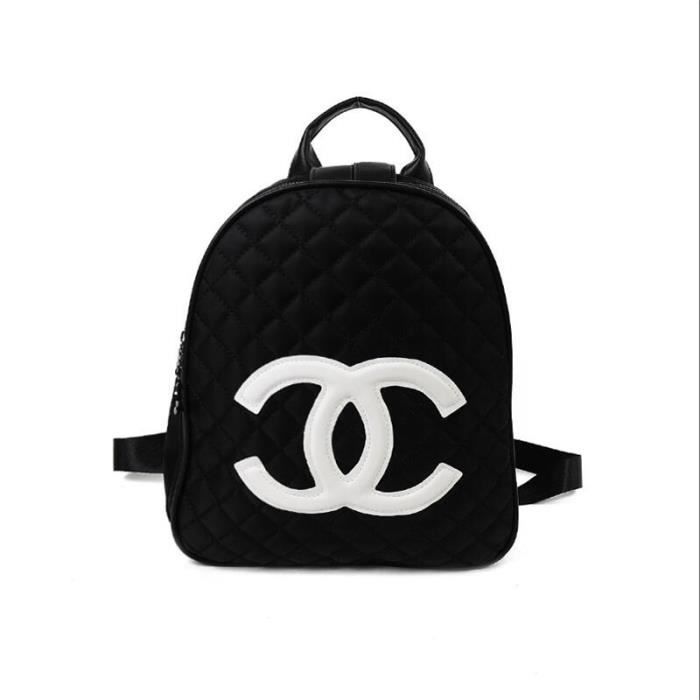 Chanel SAC A DOS Cartable femmes filles d'école Loisirs mode Voyage bandoulière Poche MAROQUINERIE - Blanc Noir - Cdiscount Chanel SAC A DOS Cartable femmes filles d'école Loisirs mode Voyage bandoulière Poche MAROQUINERIE - Blanc Noir - Cdiscount