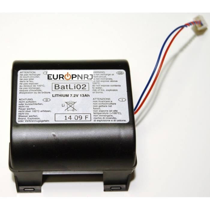 Pile Bat02 7.2V 13Ah Lithium pour alarme - Achat / Vente ...