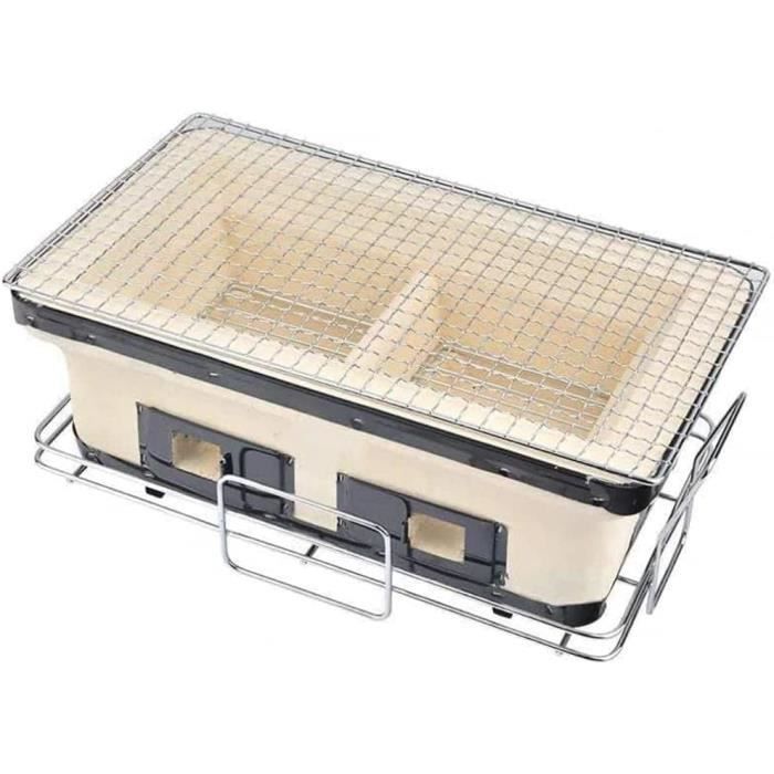 Barbecue Charbon De Bois Barbecue Céramique Onlyfire 35cm - Grille Charbon Portable Pour Intérieur/Extérieur Bbq Charbon
