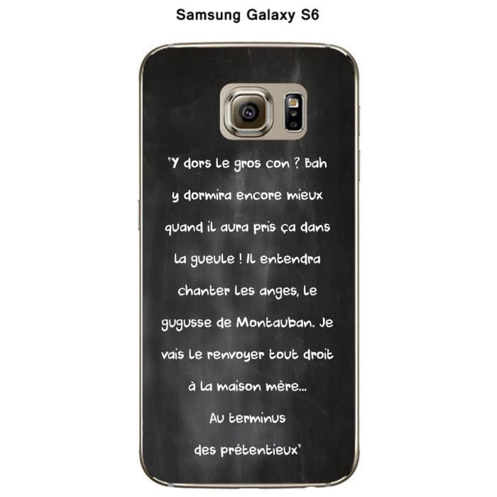 Coque Samsung Galaxy S6 Citation tableau-21