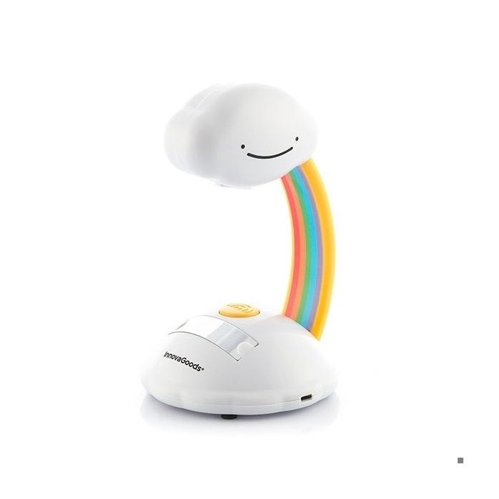 Veilleuse pour enfant nuage avec projection arc-en-ciel lampe
